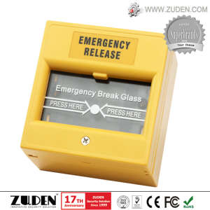 Break Glass Fire Emergency Door Exit Release Button