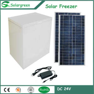 12V DC Solar Single Door Chest Freezer Solar Deep Freezer